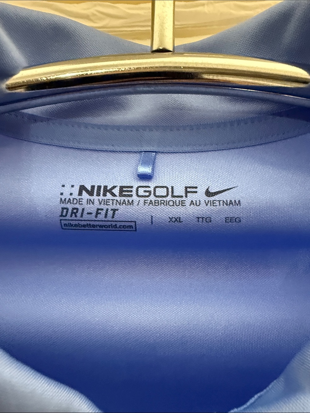 Nike Women's Sky Blue Short-Sleeve Polo - Picture 2 of 7